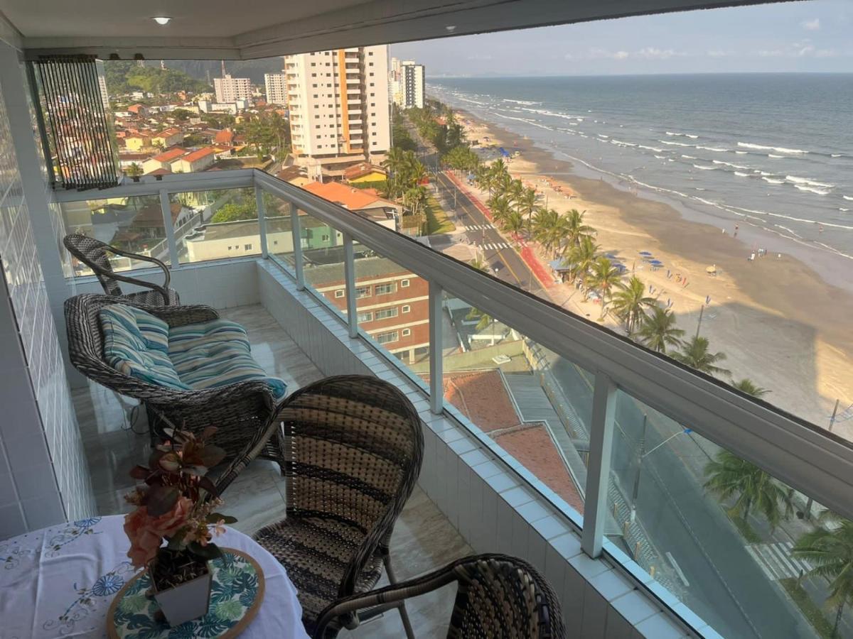 Mongagua Com Vista Para O Mar Pe Na Areia Екстер'єр фото