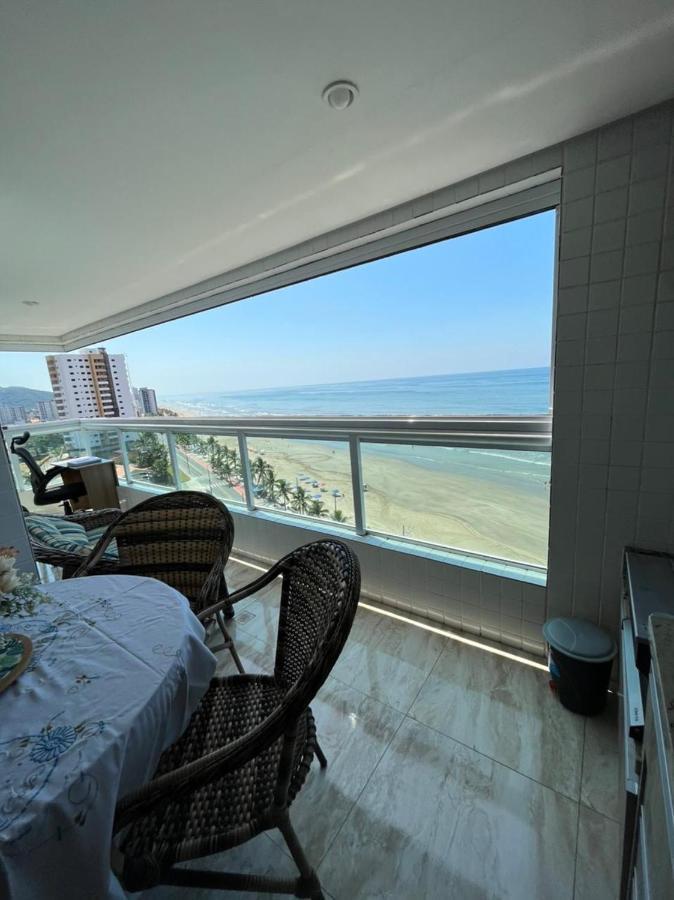 Mongagua Com Vista Para O Mar Pe Na Areia Екстер'єр фото