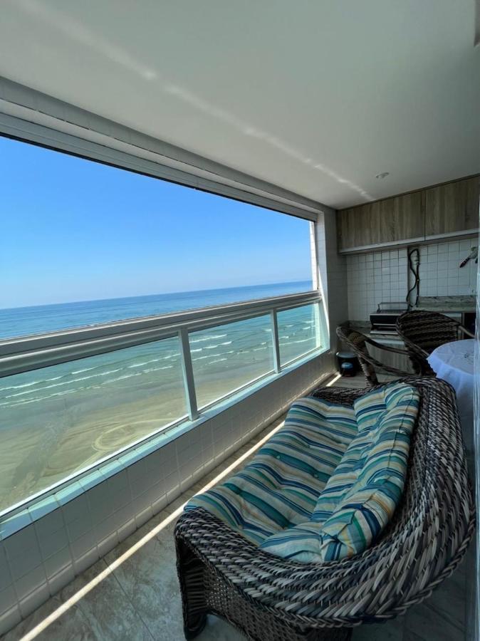 Mongagua Com Vista Para O Mar Pe Na Areia Екстер'єр фото