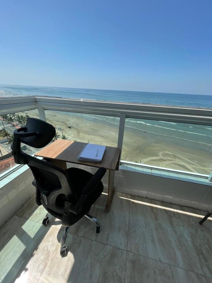 Mongagua Com Vista Para O Mar Pe Na Areia Екстер'єр фото