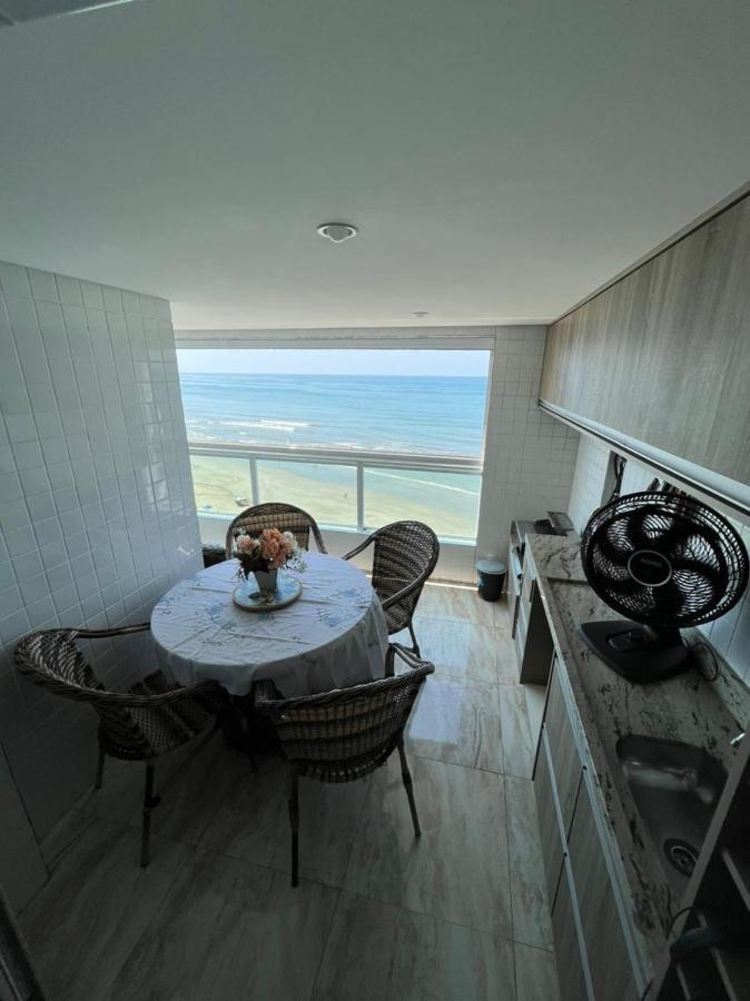 Mongagua Com Vista Para O Mar Pe Na Areia Екстер'єр фото